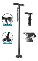 Baston Con Linterna Plegable Led